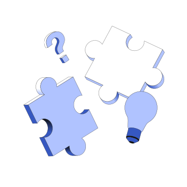 illustration of shattered puzzle pieces